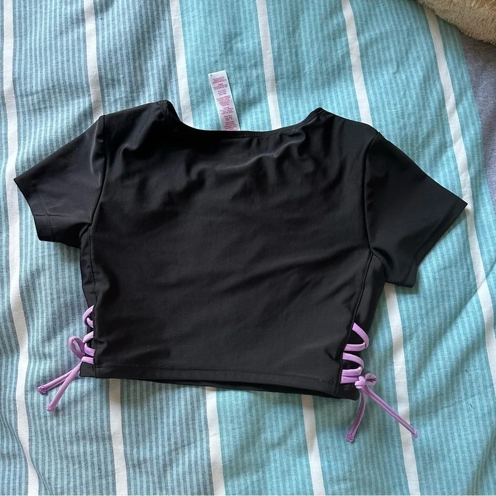 Justice Girls Rashguard swim set